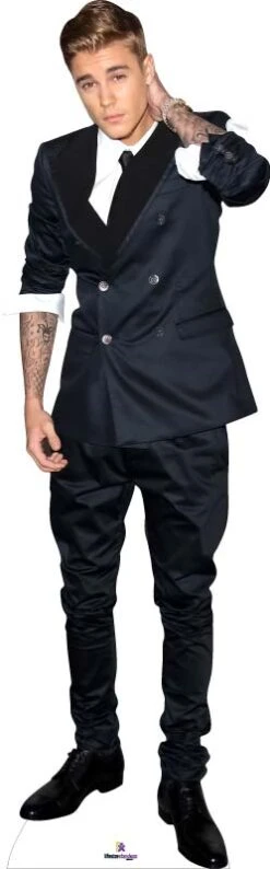 Justin Bieber In Blue Suit 765 Celebrity Cutout