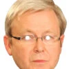 Kevin Rudd Celebrity Mask -Lifesize Cutouts Shop kevin rudd 55 mask