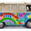 Hippie Kombi Bus Cardboard Cutout - Large 3 Panel Size -Lifesize Cutouts Shop kombi 1