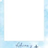 Light Blue Watercolour 309 Selfie Frame - 90cm X 60cm