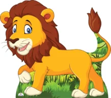 Lion 817 Cardboard Cutout
