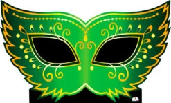Masquerade Mask Giant Extra Large Cardboard Cutout 304