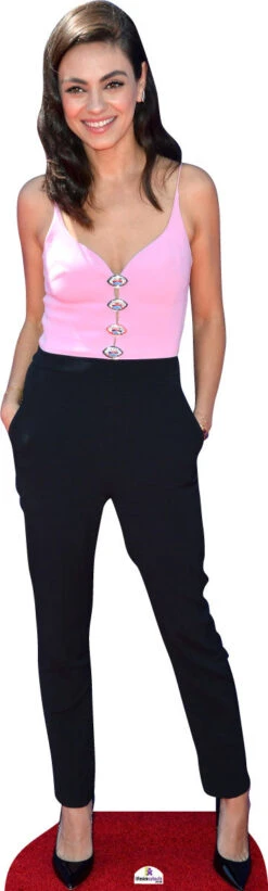 Mila Kunis Pink Top 659 Celebrity Cutout