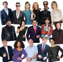 Dine With The Stars Half Body Celebrity Cutouts - Invite Some Celebs To Your Party!