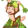 Monkey 604 Cardboard Cutout