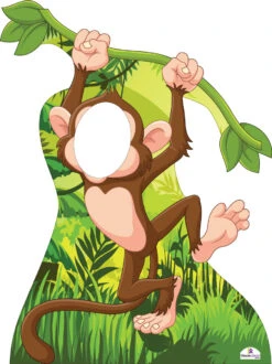 Monkey 604 Standin Cardboard Cutout -Lifesize Cutouts Shop monkey cartoon 604 stand in 1000 x 750