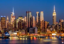 New York Skyline 631 Backdrop Banner - 2m H X 3m W