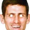 Novak Djokovic Celebrity Mask -Lifesize Cutouts Shop novak djokovic mask 848
