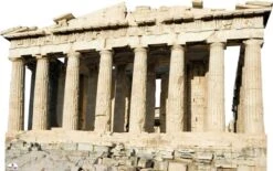 The Parthenon Cardboard Cutout