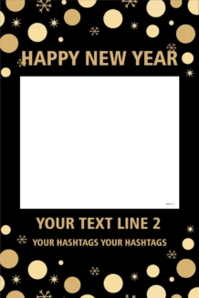 Party Theme 238 Selfie Frame Large - 115cm X 80cm -Lifesize Cutouts Shop party 238 sml frame internal v1 ref 2 1