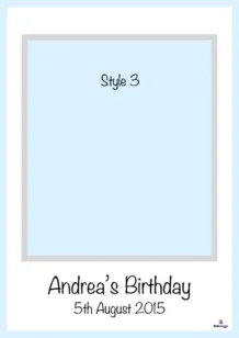 Polaroid Selfie Frame Small - 90cm X 60cm -Lifesize Cutouts Shop polaroid selfie frame style 3 lge 2