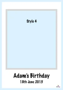 Polaroid Selfie Frame Small - 90cm X 60cm -Lifesize Cutouts Shop polaroid selfie frame style 4 lge 2