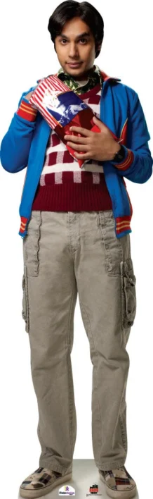 Raj In Blue Jacket 456 Celebrity Cutout