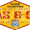 Retro Gas Sign 959 Cardboard Cutout -Lifesize Cutouts Shop retro gas sign 959 1675 x 750 no strut scaled
