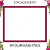 Rose Engagement Selfie Frame - 115cm X 80cm