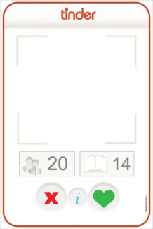 Tinder Selfie Frame Small - 90cm X 60cm