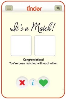 Tinder Selfie Frame - Extra Large Self Standing Cutout 190cm X 90cm