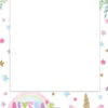 Unicorn Rainbow 300 Selfie Frame - 90cm X 60cm -Lifesize Cutouts Shop unicorn rainbow selfie frame wen