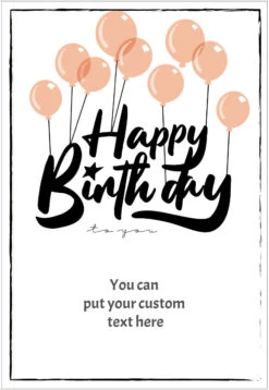 Giant Greeting Card Birthday 107 -Lifesize Cutouts Shop webside giantcard 107 front jpg