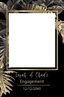 Wild Leaves 887 Selfie Frame - Large - 115cm X 80cm