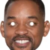 Will Smith 825 Celebrity Mask -Lifesize Cutouts Shop will smith 825 mask out