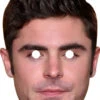 Zac Efron 254 Celebrity Mask -Lifesize Cutouts Shop zac effron 254 ref 1